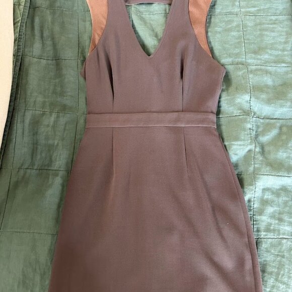 BB Dakota Brown Sheath Dress - Size 2 - Picture 1 of 4
